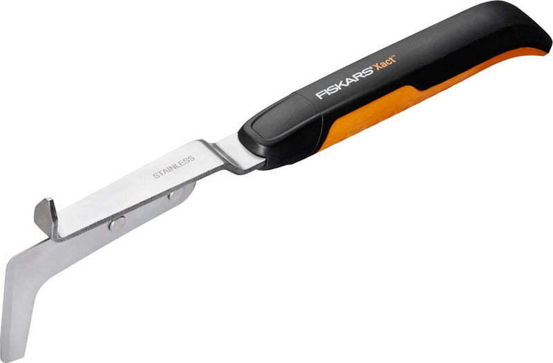 Laden Sie das Bild in Galerie -Viewer, Fiskars onkruidsteker - onkruidmes met 2 bladen - onkruidverwijderaars met softgrip handgreep
