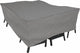 Eurotrail waterdichte hoes voor tuintafel met stoelen, cantonic 300x175x100cm, grijs