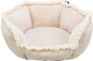 Trixie hondenmand boho hoekig beige