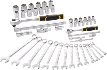 Stanley fatmax dopsleutel - ringsteeksleutelset 1 4 + 1 2 - 49 delig