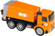 Klein toys mercedes-benz arocs - vuilniswagen - oranje - schaal 1:24 - speelgoed