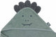 Jollein - badcape badstof 75x75cm - baby handdoek met badcape, omslagdoek, badponcho - jungle jambo croco