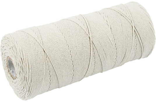 Creativ company katoenkoord 1 mm 315 m licht naturel dunne kwaliteit