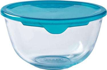 Pyrex - cook enjoy mengkom met deksel 700 ml - transparant - borosilicaatglas - polypropyleen