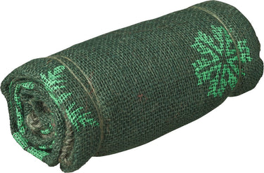 Nature - jutehoes h100x ø75cm - groen wintermotief - anti-vorst plantenbeschermhoes