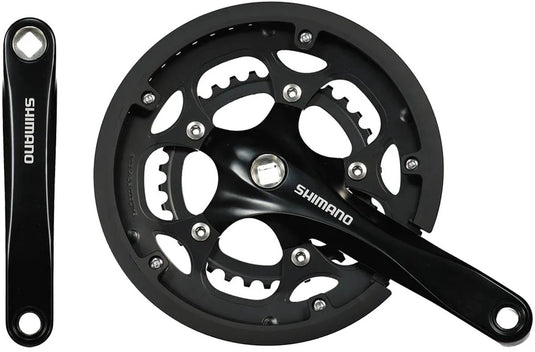 Shimano fc-rs200 crankstel 50 34t – 2x8-speed – 170 mm – vierkante as – zwart