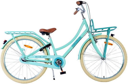 Volare Excellent Kinderfiets - Meisjes - 24 inch - Groen - 3 Versnellingen