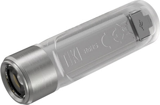 Nitecore tiki nc-tiki zaklamp led, uv-led werkt op een accu 300 lm 12 g