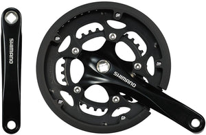 Shimano claris fc-rs200 crankstel 50 34t – 2x8-speed – 175 mm – vierkante as – zwart