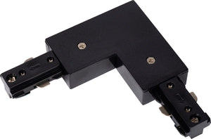 Lucide track l-koppelstuk - 1-fase railsysteem railverlichting - links - zwart (uitbreiding)