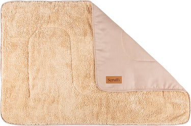 Scruffs cosy - zachte hondendeken - tweezijdig te gebruiken met heerlijk zachte binnenvoering - 110 x 75cm - desert sand