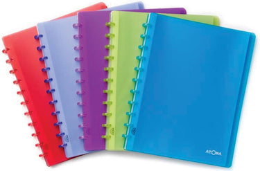 Atoma pres map - pp - 11 ringen - 40 stuks - geassorteerde kleuren