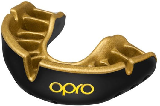Opro gold ultra fit mouthguard hockey bitje - maat l