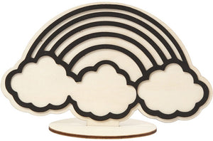 Creativ company cc houten figuur regenboog 10,5 cm