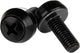 Startech m6 x 12mm - mounting screws - 50 pack black - m6 x 12mm - screws - 50 pack black - m6 mounting screws for server rack cabinet