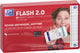 Oxford flash 2.0 - flashcards - geruit 5mm - a7 - rode rand - 80 stuks