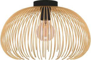 Eglo venezuela plafondlamp - e27 - ø 38,5 cm - goud zwart