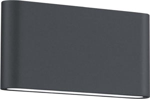 Trio thames ii - wandlamp - antraciet - incl. 2x smd 4,5w - verlichting omhoog en omlaag - wandmontage - niet dimbaar - buitenverlichting - ip54