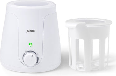Alecto bw-70 - flessenwarmer geschikt voor ieder flesje en potje - snel en gemakkelijk in gebruik - wit