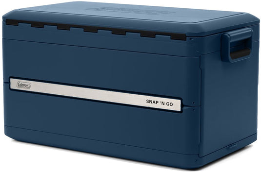 Coleman snap ‘n go blue sapphire 55qt inklapbare koelbox – 52 liter koelbox - antibacterieel - blauw