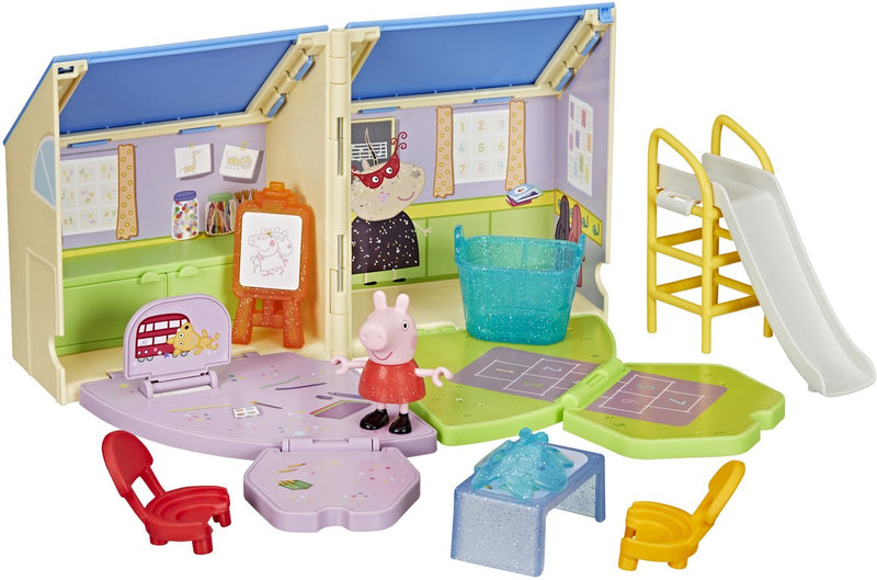 Cargue la imagen en el visor de la galería, Hasbro peppa pig open klaslokaal speelset
