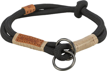 Trixie be nordic - halsband hond half-slip - zwart zand - maat xs s - 30x0.6cm