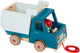 Small foot - houten trekfiguur kiepvrachtwagen