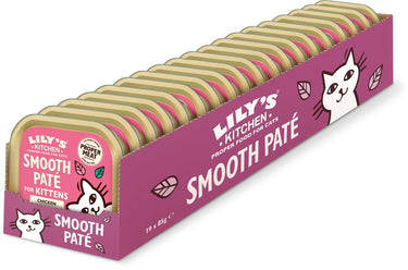 Lily's kitchen - kattenvoer - natvoer - smooth paté met kip voor kittens - 19 x 85 g