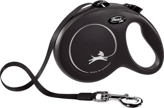Flexi rollijn classic tape zwart