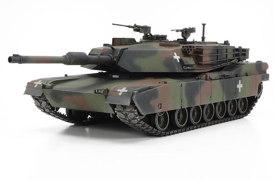 Tamiya modelbouwpakket militaire voertuigen - 25216 u.s. m1a1 abrams tank - ukraine plastic - 1:35 - modelbouw
