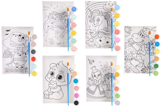 Koopman schilderen op nummer schilderset - creatieve schilderijen set voor kinderen.