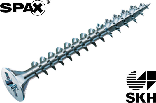 Spax spaanplaatschroef verzinkt pk 4.0 x 30 - 1000 stuks