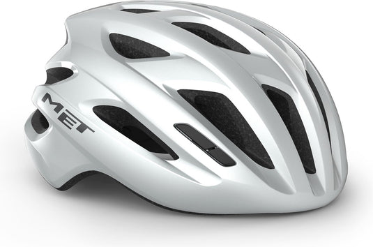 Met idolo fietshelm mannen vrouwen – race fietshelm volwassenen - maat xl (60-64cm) - white glossy