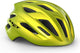 Met idolo fietshelm mannen vrouwen – race fietshelm volwassenen - maat m l (52-59cm) - lime yellow allic glossy