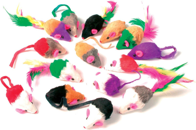 Afbeelding laden in galerijviewer, Zolux kattenspeelgoed bontmuisjes assorti
