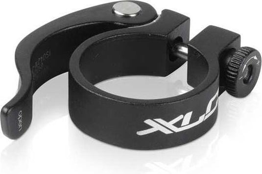 Xlc pc-l06 zadelbuisklem - ergo - aluminium - snelspanner - 34.9mm - zwart