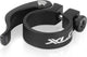 Xlc pc-l06 zadelbuisklem - ergo - aluminium - snelspanner - 34.9mm - zwart