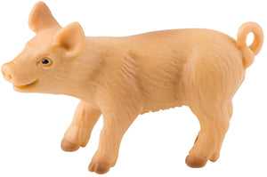Bullyland 62312 – speelfiguur en verzamelfiguur biggetje, ca. 5,4 × 2,2 × 3,4 cm – levensecht en detailrijk vormgegeven – ideaal als taartfiguur en klein cadeautje voor kinderen vanaf 3 jaar.