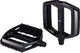 Bbb cycling fietspedalen mountainbike - aluminium - geschikt voor e-bike - anti slip pedalen mtb - flat pedals - fiets trappers - coolride zwart - bpd-36