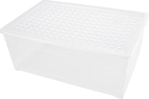 Curver textielbox - 45l - kunststof - transparant