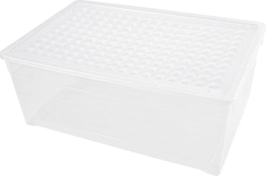 Curver textielbox - 45l - kunststof - transparant