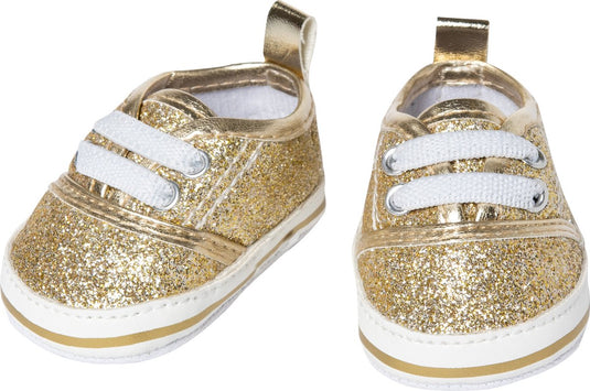 Heless poppenschoenen junior 30-34 cm goud wit