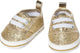 Heless poppenschoenen junior 30-34 cm goud wit