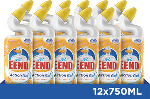Wc-eend toiletreiniger action gel citrus splash