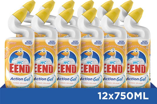 Wc-eend toiletreiniger action gel citrus splash