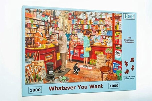 House of puzzles legpuzzel 1000 stukjes nostalgie en landschap.