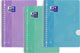 Oxford voordeelpak - collegeblokken - 3x a4 - pastel - lijn - schrijfblok - 80 vel
