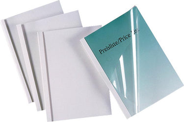 Gbc thermische omslag a4 1.5mm transparant wit 100stuks
