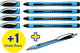 Schneider schrijfwaren schneider balpen - slider memo - doosje 4 stuks + 1 gratis slider rave - s-150245