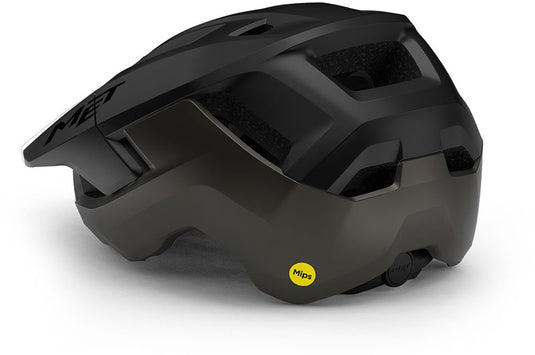 Met terrae mips fietshelm – fietshelm mannen vrouwen – mtb helm volwassenen – mountainbike – maat l (58-61 cm) – black (zwart)